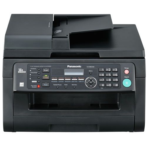 Panasonic KX-MB2030 Laser Multifunction Printer, 32 MB Standard Memory, Up to 24 ppm Max Copying Speed, Up to 600 x 600 dpi Max Copying Resolution, 400% Max Document Enlargement, 25% Max Document Reduction, 99 Maximum Copies, Up to 600 x 600 dpi Max Printing Resolution, Up to 24 ppm Max Printing Speed, Windows GDI driver Printer Drivers / Emulations, 600 x 1200 dpi Optical Resolution, 9600 x 9600 dpi Interpolated Resolution (KXMB2030 KX-MB2030 KX MB2030)