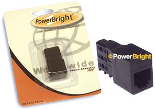 PowerBright KXNSW-001 Suisse Type Phone Jack Adapter (KXNSW001 KXNSW 001 Power Bright )