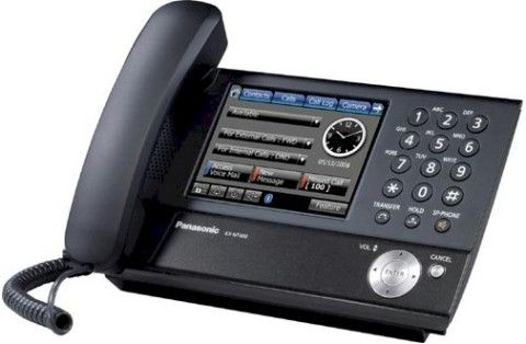 Panasonic KX-NT400 VoIP phone, PCC VoIP Protocols, G.711, G.722, G.729a Voice Codecs, IEEE 802.1Q - VLAN, Differentiated Services DiffServ Quality of Service, DHCP, static IP Address Assignment, 2 x Ethernet 10Base-T/100Base-TX Network Ports Qty, 300 names & numbers Phone Directory Capacity, 100 Dialed Calls Memory, 100 names & numbers Caller ID Memory, LCD display - color, 5.7