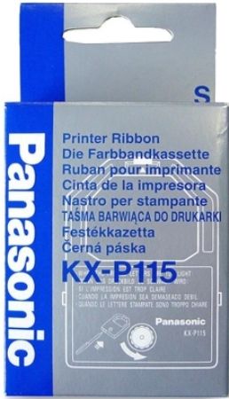 Panasonic KX-P115 Black Ribbon Cartridge (6 Pack) for use with Panasonic FX-P1080, FX-P1090, FX-P1180, FX-P1595, FX-P1123 and FX-P1124 Dot Matrix Printers, UPC 092281052069 (KXP115 KX P115 KXP-115)