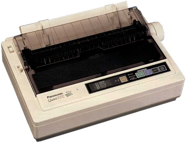 Panasonic KX-P2023 Dot-matrix Printer 240 cps Black & White Print Speed, 240 cps maximum draft print speed for high productivity (KXP2023 KX P2023)