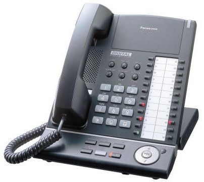 Panasonic KX-T7625-B Digital Proprietary Telephone with 24 buttons and Speakerphone, Black, Navigator Key, Multi-Angle Tilt Body, four angles to allow for the most comfortable positioning, Message/Ringing Lamp, Melody Ringer, 10 melodies to choose from for each CO (KXT7625B KXT7625-B KX-T7625B KX-T7625 KXT7625)