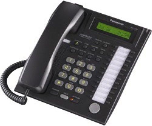 Panasonic KX-T7731B Speakphone Telephone 1 line 16 Character Backlit LCD Display Speakerphone; 24 Programmable Keys:12 CO Keys, 12 Feature Keys; Speakerphone Key with LED Indicator, Black, Navigation Key, 3 Position Volume Ringer, Auto Answer/Mute, Auto Dial/Store (KXT7731B KX T7731B KX-T7731B KX-T7731 KX-T7731BK)