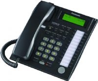 Panasonic KX-T7736B Digital Phone, Keypad Dialer Type, Base Dialer Location, 24 Qty Programmable Buttons, New message indicator, speakerphone indicator Indicators, LCD display - monochrome Type, Base Display Location, 3 Line Qty, 16 Character Qty, Backlit Features, 1 x headset jack / sub-mini-phone 2.5 mm Connections, Conference Call Capability, Intercom, Speakerphone, Caller ID, Voice Mail Capability (KXT7736B KX-T7736B KX T7736B) 