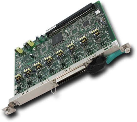Panasonic KX-TDA0170 Digital 8-Port Hybrid Extension Card, Supports KX-T7600, KX-T7400 (DPT), KX-T7700 (APT) Series Telephones, Single Line Telephones (SLT) and DSS console, 2 Port Cell Station, 2 ports provide power failure transfer, 1 card requires 1 free slot (KXTDA0170 KX TDA0170 KXT-DA0170)