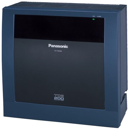 Panasonic KX-TDE200 Converged IP-PBX System with up to 256 Extensions and 128 COs, Up to 32 Maximum Cell Stations (Antennas), Up to 16 Maximum Doorphones, Up to 16 Maximum Door Opener Contacts, Up to 16 Maximum Voice Message (OGM) Channels (KXTDE200 KX TDE200 KXTDE-200)
