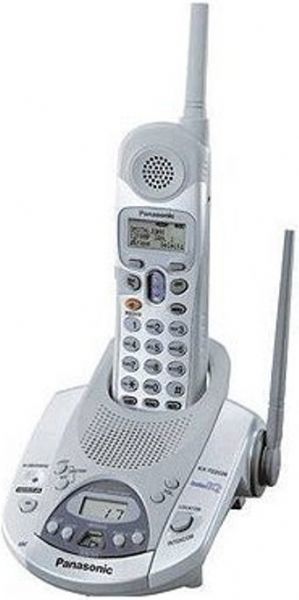 Panasonic GigaRange KX-TG2226WV Digital Cordless Phone Answering System with CID and FREE Headset -2.4 GHz, White, Auto-scan, Integrated answering system, Speakerphone, Handset LCD screen, Illuminated keypad  (KX TG2226WV    KXTG2226WV)
