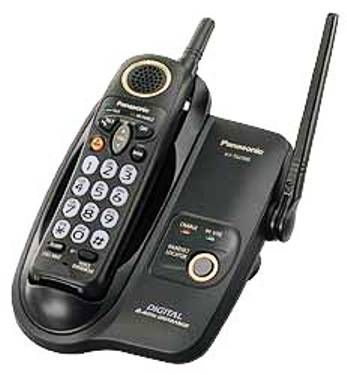 Panasonic KX-TG2302B 2.4 GHz DSS Big-Button Cordless Phone, Headset Speaker Phone Voice Enhancer Technology- Black (KX-TG2302-B   KXTG2302B   KXTG2302    KX-TG-2302B) 