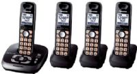 Panasonic KX-TG4034B Digital Cordless Phone Answering/Handset Bundle, 60 Channels, 4 - up to 6 Capability Multi Handset, 1 Number of Phone Lines, 30-Station Call Block, 1.9 GHz Frequency, DECT 6.0 System, 13 Hours Battery Life - Talk, 11 days Battery Life - Standby, 7 hours Charge Time, 1.8-inch Full Dot Monochrome LCD - Handset, 4-Step Talk Volume, 6-step Speakerphone Volume - Handset (KX-TG4034B KX TG4034B KXTG4034B) 