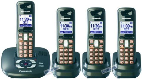 Panasonic KX-TG6434T Cordless Phone, 2.1