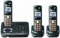 Panasonic KX-TG6445T Cordless phone, 1.9 GHz Frequency Band/Bandwidth, DECT 6.0 Cordless Phone Standard, 6 Max Handsets Supported, Phonebook transfer Multi-Handset Configuration, 60-channel Auto Scanning, Dual keypad Dialer Type, Handset, base Dialer Location, Pulse, tone Dialing Modes , 4-way Conference Call Capability, 50 names & numbers Phone Directory Capacity, 5 Dialed Calls Memory, 50 names & numbers Caller ID Memory (KX-TG6443T KX TG6443T KXTG-6443T KXTG 6443T) 