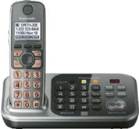 Panasonic KX-TG7741S Link-to-Cell Bluetooth Cellular Convergence Solution with 1 Handset, Silver, Large 1.8" White Backlit Handset Display, Link up to 2 Cell Phones, Bluetooth Headset Capability, Phonebook Copy from Cellular Phone via Bluetooth, DECT 6.0 Plus Technology, Bright LED Light-Up Indicator, UPC 885170058637 (KXTG7741S KX TG7741S KXT-G7741S KXTG-7741S) 