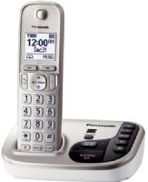 Panasonic KX-TGD220N Expandable Digital Phone with Ringer, Champagne Gold, Frequency Range 1.92 GHz - 1.93 GHz, 60 Channels, DECT6.0 System, Hear who's calling with advanced Talking Caller ID, Quickly see who's calling with 1.6" white backlit display, Dial easily in any light with illuminated handset keypad, UPC 885170180406 (KXTGD220N KX TGD220N KXT-GD220N KXTGD-220N) 