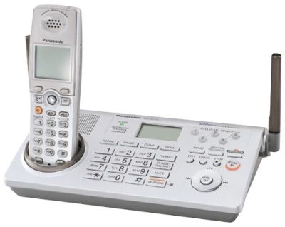 Panasonic KX-TH111S Bluetooth 2.4 GHz Cordless Phone with Link to Cell Technology, Multi-Handset Capability up to 8, Phone Lines 1 Plus Cellular Link, Call Waiting Caller ID, Talking Caller ID, Dialer Storage Capacity (# of digits per station) 32 (KXTH111S KXT-H111S KX-TH111 KXTH111)