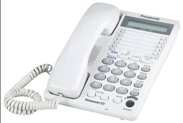 Panasonic KX-TS208W Speakerphone with Data Port and LCD Display, 2-Line, White, 2-Line Operation, 3-way Conference, Distinctive Ring, Programmable Call Restriction, One-Touch/Speed Dialer, Electronic Volume Controls for Speakerphone Handset and Headset (KX TS208W KXTS208W KXTS208 KX-TS208 KX TS208WH KXTS208WH KX-TS208WH)