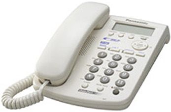 Panasonic KX-TSC14W 2-Line Integrated Telephone with Call Waiting Caller ID and Speakerphone, 9-Step Volume Control, 3-Step Ringer Control, Timed Flash Memory, Redial, 3-Line LCD Display 5-Level Contrast Control for easy call screening (KXTSC14W KX-TSC14-W KXTSC14-W KX TSC14-W KX-TSC14)