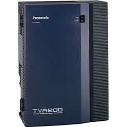 Panasonic KX-TVA200 Voice Processing System, Up to 24 ports, Up to 1000 hours voice storage; Dialing Method DTMF; Extension Numbering 2-5 digits; System Recording Time Up to 1000 hours (KXTVA200, KX TVA200)