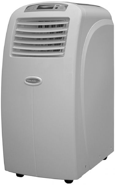 Soleus Air PH1-14R-03DB model KY-36 Portable Air Conditioner 14,000 BTU, Dehumidifier, Heater and Fan, in-1 Technology Multi-functional unit includes 14,000 BTU air conditioner, 65 pint dehumidifier, 14,200 BTU heater, 3 Speed Fan with Oscillation Auto swing louvers provide a greater cooling and heating area, 65 pts-day Dehumidifying Capacity, 1390 W Cooling,  1180 W Heating of Power Consumption, 328CFM Air Flow Volume, 115 V / 60 HZ Power Source (PH114R03DB PH1 14R 03 DB KY36 KY 36 PH1-14R03 PH