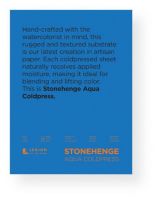 Stonehenge L21-SQC140WH1216 Aqua 12" x 16" Size Cold Press Watercolor Block With 6 Sheets; Excellent for blending, lifting, and masking; Bright colors dry bright; 12" x 16"; 6 Sheets per Block; Shipping dimensions 16 x 12 x 1 inches; Shipping weight 2 lbs; UPC 645248440739 (SQC140WH1216 SQC-140WH1216 L21SQC140WH1216 ALVIN OFFICE DRAWING WRITING ARTWORK DESIGN) 