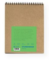 Stonehenge L21-SPR250WH912 Versatile Artist Journal White 9" x 12"; Machine-made in the USA of 100% cotton, neutral pH; The rigid, natural and unfinished 70pt; covers invite the personalization by the artist, while the durable, black, double wire-o spiral allow both covers to fold back for easy balancing, grasping, and to lie perfectly flat; UPC 645248434448 (STONEHENGEL21SPR250WH912 STONEHENGE-L21SPR250WH912 STONEHENGE-L21-SPR250WH912 L21SPR250WH912 DRAWING SKETCHING) 