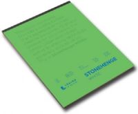 Stonehenge L21-STP250WH1824 Versatile Artist Paper Pad White, 18" x 24"; In addition to intaglio and silkscreening, can also be used with colored pencil, charcoal, pastels, and watercolors, and has been successful with offset litho printing; 15-sheet pad; White, 250gsm; UPC 645248434578 (STONEHENGEL21STP250WH1824 STONEHENGE L21STP250WH1824 L21 STP250WH1824 L21-STP250WH1824) 