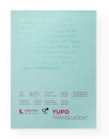 YUPO L21-YPT153WH57 104 lb Translucent Synthetic Mixed Media Pad 5" x 7"; An ultra-smooth, slick, incredibly strong, non-porous polypropylene substrate that repels water; Work in several different mediums to achieve unique and creative results; Painting or drawing on this surface will require some adjustments by the artist; UPC 645248437203 (YUPOL21YPT153WH57 YUPO-L21YPT153WH57 YUPO-L21-YPT153WH57 YUPO/L21YPT153WH57 L21YPT153WH57 ARTWORK) 