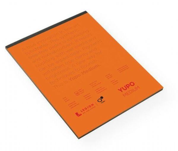 YUPO L21-YUP197WH1114 74 lb White Synthetic Mixed Media Paper Pad 11