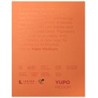 YUPO L21-YUP197WH912 74 lb White Synthetic Mixed Media Paper Pad 9" x 12"; An ultra-smooth, slick, incredibly strong, non-porous polypropylene substrate that repels water; Work in several different mediums to achieve unique and creative results; Painting or drawing on this surface will require some adjustments by the artist; UPC 645248434707 (YUPOL21YUP197WH912 YUPO-L21YUP197WH912 YUPO-L21-YUP197WH912 YUPO/L21/YUP197WH912 L21YUP197WH912 PAPER DRAWING ARTWORK) 
