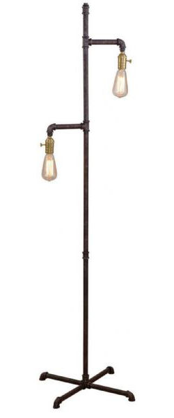 Bassett Mirror L2598FEC Lamps Telestar Floor Lamp, Two armed steam punk, 2 Number of lights, 64