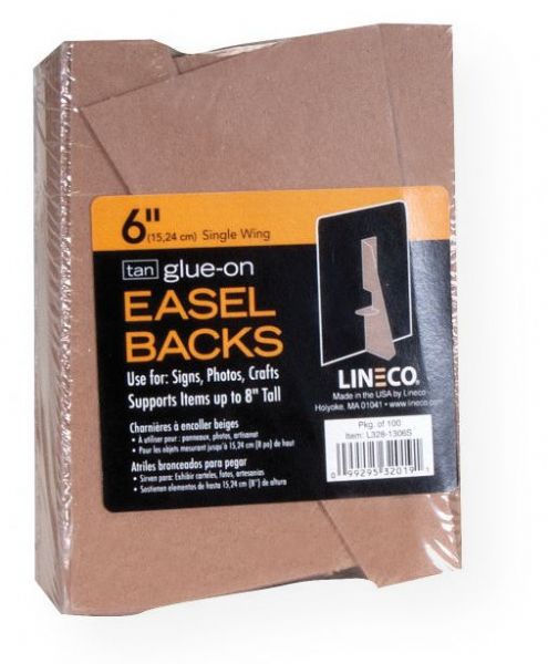 Lineco L328-1306S Glue-On Easel Backs 6