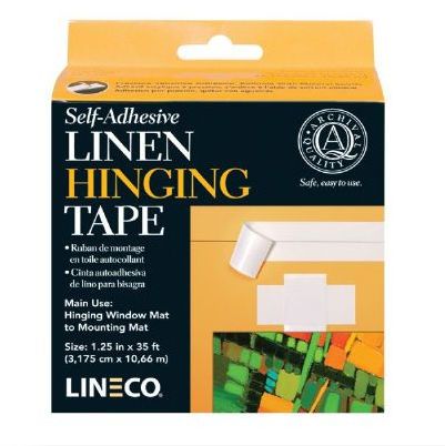 Lineco L533-1015 Acrylic Self Adhesive Linen Tape; For professional framing, hobby, or office use; Materials for mounting, repairing, cleaning, and preserving; Ideal for prints, photos, postcards, or any paper item; All products are acid free with a neutral pH; Shipping Dimensions 5.00 x 4.00 x 1.50 inches; Shipping Weight 0.25 lb; UPC 099295530088 (L5331015 L533/1015 L-533-1015 LINECOL5331015 LINECO-L5331015)