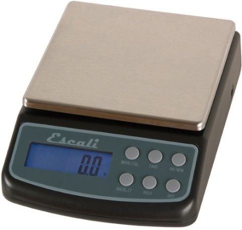 Escali L600 L-Series High Precision Scale, 600 grams Capacity, Grams, ounces, grains, carats, pennyweights, troy ounces Measuring units, 0.1 gram / 0.01 oz Increments, Stainless steel removable weighing surface makes clean-up fast and easy, Sealed buttons and display for protection against accidental spills, UPC 857817000538 (L600 L-600 L 600)