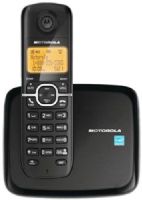 Motorola L601M DECT 6.0 Digital Cordless Phone, Expandable to up to 5 cordless handsets, Return phone calls and recall numbers with 30 name and number Caller ID memory, Calls are digitized and encrypted, making it nearly impossible for someone to eavesdrop, Large 4-line LCD display with amber backlight makes it easy to see who's calling, UPC 899705002712 (L601M L601) 