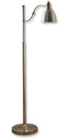 Ashley L734091 Shavaun Series Metal Floor Lamp, Brushed Silver Finished Metal Floor Lamp, Metal Shade, Adjustable Neck, Features On/Off Switch., Supports Type A Bulbs, 60 Watts Max or 13 Watts Max CFL, Dimensions 10.88"W x 21.50"D x 56.50"H, Weight 14 lbs, UPC 024052329599 (ASHLEY L734091 ASHLEY-L734091 ASHLEYL-734091 ASHLEYL 734091 L734091 ASHLEYL734091 L-734091) 