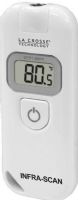 La Crosse Technology 914-604 Wireless Infra-Red Thermometer, -27.4°F to 390.2°F Measurement Range, 32°F to 122°F Operating Range, -4°F to 149°F Storage Range, 0.95 fixed Emissivity Range, 15 seconds Auto switching-off, No surface contact needed, Hold the button for ongoing readings, Distance to target diameter ratio is 1:1, Low battery icon, UPC 757456986821 (914604 914-604 914 604) 