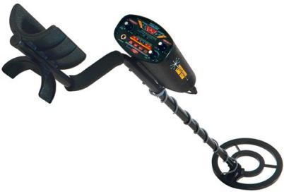 Bounty Hunter LANDSTAR Metal Detector, 3-tone discrimination, 4-level iron discrimination, 8 in. interchangeable, waterproof search coil, LCD display with target ID & depth indication, Automatic & manual ground balance control, Detects coin-size objects up to 10 in. deep, larger objects up to 5 ft, Headphone jack, Up to 60 in Larger objects, 3.00 lbs Weight (LAND STAR LAND-STAR LANDSTAR 89723550054)