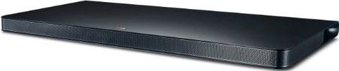 LG LAP340 Sound bar - for home theater, Active Speaker Type, 120 Watt Nominal RMS Output Power, 80 dB Output Level SPL, Bass Reflex Output Features, Integrated Audio Amplifier, Bluetooth 3.0 Connectivity Interfaces, Dolby Digital, DTS decoder Built-in Decoders, LPCM Supported Digital Audio Standards, Subwoofer volume control, EQ mode selector Controls, Sound bar - 120 Watt - wireless Speakers Included, UPC 719192591783 (LAP340 LAP-340 LAP 340)