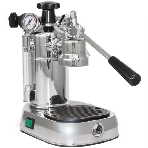 La Pavoni PC-16 Professional Manual Espresso Machine, Chrome Base; Large boiler, pull up to sixteen 2 ounce cups of espresso with the 38 ounce boiler; Dual frothing system, use the manual wand or automatic frothing adapter to steam your milk; Nickel plated boiler, the nickel plated solid brass boiler provides improved temperature regulation; UPC 725182000142 (LAPAVONIPC16 LA PAVONI PC-16 EUROPEAN GIFT ESPRESSO CAPPUCCINO MACHINE HOME LEVER) 