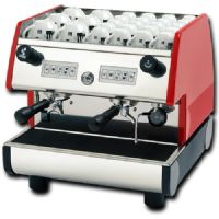La Pavoni PUB 2V-R Two Group Volumetric Electronic Espresso Machine, Red, Four Cups Size Selections, Boiler In Copper Equipped, Independant Radiator Hydraulic System; Electronic programmable dosing espresso machine with digital control pad and microprocessor; Four cup size selections including continuous brewing and an instant-stop button; UPC 725182900077 (LAPAVONIPUB2VR LA PAVONI PUB 2V-R EUROPEAN GIFT COMMERCIAL RESTAURANT ESPRESSO CAPPUCCINO) 