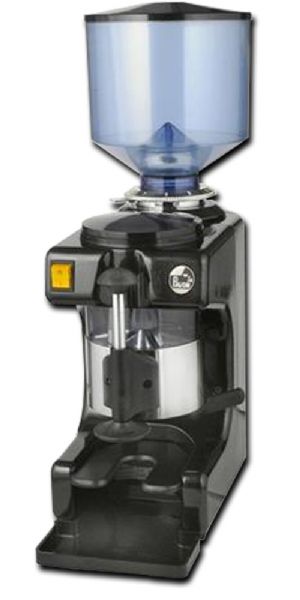 La Pavoni ZIP-B Automatic Coffee Dosing Grinder, Golden Black; Die-cast aluminum body; Safety device to stop the motor; Manual side lever coffee dosing; Made in Italy; 2.2 pounds Hopper Capacity; Built-in Tamper; 21 in. tall; Slide lever dosing; Sea-Lock Technology; Easy On/Off Function; 110V; 300 Watts; Diameter flat grindstones 63.5mm; UPC: 725182900176 (LAPAVONIZIPB LA PAVONI ZIP-B EUROPEAN GIFT COFFEE GRINDER COMMERCIAL RESTAURANT)