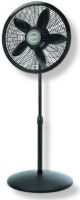 Lasko 1827 Cyclone 18&#8243; Adjustable Pedestal Fan, White, Powerfully cools the largest home spaces, 18&#8243; swirling cyclone grill for maximum performance, Three quiet, energy-efficient speeds, Oscillation and adjustable tilt-back to direct air where needed, Fully adjustable height (38&#8243; to 54.5&#8243;) for added versatility, Simple assembly and cleaning, UPC 046013349507 (LASKO1827 LASKO-1827) 