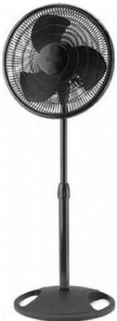 Lasko 2521 Oscillating Floor Stand 16-Inch Pedestal Fan, Black, Three Quiet Speeds, Adjustable Height and Tilt-back feature, Wide oscillation, 90 oscillation sweep, Simple, no tools assembly, Made of Plastic, Heavy-Duty Steel, Easy-grip rotary control makes it easy to adjust to the desired speed, ETL listed (LASKO2521 LASKO-2521)