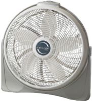 Lasko 3520 Cyclone Pivot Fan, 20" Aerodynamic Blade and Swirling Grill Design Combine for Power and Performance Matched Only by a Cyclone Itself, Three high performance speeds, Adjustable Fan Head Pivots and Locks in Place for Precision Comfort, Full-tilt air control, Wall-mount option, Top-mounted controls, UPC 046013349101 (LASKO3520 LASKO-3520) 