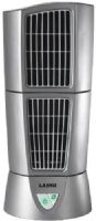 Lasko 4910 Platinum Desktop Wind Oscillating Multi-Directional Fan, Space-saving desktop size – slim 6” diameter, Pivoting top module for precision air delivery, Moves Air in two stationary directions, Combine pivot with oscillation for even greater coverage, Front-mounted electronic controls, Three refreshing speeds, Fully assembled, UPC 046013406606 (LASKO4910 LASKO-4910) 