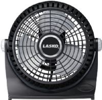 Lasko 507 Breeze Machine Pivoting 10" Floor/Table Fan; Two quiet speeds; Fan head pivots a full 360° and locks in place for total comfort control; Durable, impact-resistant plastic construction; Fully assembled; Includes a patented, fused safety plug; E.T.L. listed; Dimensions 12 1/4&#8243;L x 5 5/16&#8243;W x 11 11/16&#8243;H; UPC 046013353191 (LASKO507 LASKO-507) 