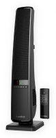 Lasko CT32955 Digital Ceramic Tower Heater with Remote Control, Black; 1500W; 2 Quite Settings; Built-in Carry Handle; Overheat Protection; Cool-touch Exterior; Self-regulating Ceramic Element; Widespread Oscillation; On-Board Remote Storage; Adjustable Thermostat; 8-Hour Auto-Off Timer; Overall Dimensions (LxWxH): 7.9" x 10.6" x 31.85"; Weight: 10.5 lbs (LASKOCT32955 LASKO-CT32955 LASKO-CT-32955 CT32955 CT-32955) 