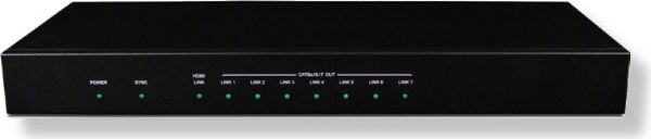 Broadata LBC-SPH8-1H7B-EIR Link Bridge Series 1x7 HDMI Splitter to 1 HDMI and 7 HDBaseT; Extend HDMI Signals up to 100 meters Over One CAT 5e/6 Cable; Supports 4K2K and Full HDTV Video Resolutions up to 720p/1080i/1080p at 60 Hz; Fully Uncompressed Video and Audio Provides Zero Quality Loss; UPC BROADATALBCSPH81H7BEIR (LBCSPH81H7BEIR LBCSPH8-1H7B-EIR LBC-SPH81H7B-EIR LBC-SPH8-1H7BEIR LBC SPH8-1H7B-EIR LBC-SPH8 1H7B-EIR)
