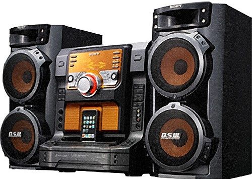 Sony LBT-ZX66I Muteki Hi-Fi Music System, 560W Total Power Output, 5-Disc CD Changer with Play Exchange, 3 Way Bass Reflex Speakers with Dual 6.75