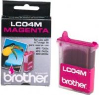 Brother LC04M Magenta Ink Cartridge, Inkjet Print Technology, Magenta Print Color, 400 Pages Duty Cycle, For use with Brother MFC-7300c, MFC-7400c and MFC-9200c, Genuine Brand New Original Brother OEM Brand, UPC 012502602927 (LC04M LC-04M LC 04M) 