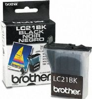 Brother LC21BK Black Ink Cartridge, Inkjet Print Technology, Black Print Color, 450 Pages Duty Cycle, Genuine Brand New Original Brother OEM Brand, For use with INTELLIFAX1800C, MFC3100c, MFC3200C, MFC5100c and MFC5200C Brother, UPC 843964000316 (LC21BK LC-21BK LC 21BK) 